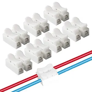 CH2 Wire Connector Electrical Plastic Quick Wire Cable Connector Clamp Terminal Block LED Strip Light Wire Connector