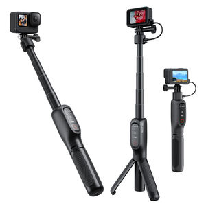 <span class=keywords><strong>TELESIN</strong></span> Accessoires de caméra d'action pour Go Pro Hero12 <span class=keywords><strong>11</strong></span> 10 9 Max 5000mAh Rechargeable Trépied Télécommande Selfie Stick - Product Image 1