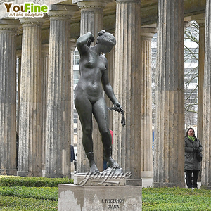 Statue de Sculpture nue en Bronze, figurine romaine grecque classique d'extérieur, <span class=keywords><strong>naissance</strong></span> de Venus - Product Image 2