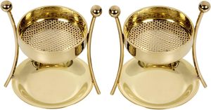 Quemador de incienso de latón para Yoga y meditación Fragancia para el hogar y purificador de aire Difusor de aromaterapia de metal para decoración de habitación - Product Image 6