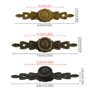 Style <strong>Mini</strong> <strong>Drawer</strong> Handle 84/74/64mm Antique Alloy Handle Suitable for Jewelry Box Wooden Cabinet Retro Furniture Hardware - Product Image 6