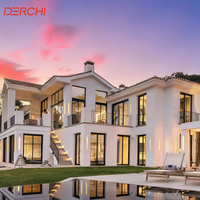 Fenêtres anti-impact DERCHI certifiées NOA, Floride, Miami Dade, fenêtres à battants en aluminium, fenêtres anti-impact résistantes aux ouragans