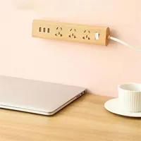 Support mural auto-adhésif double niveau pour multiprises, organisateur de câbles sans perçage pour cuisine, salle de bain, salon, bureau à domicile et outils
