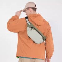 Sac de banane recyclé certifié Kingsons GRS-Sac de ceinture à bandoulière pour voyage, entraînement, course, randonnée, salle de sport, décontracté