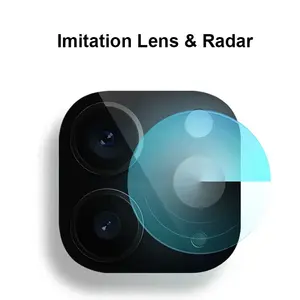 Pellicola per fotocamera posteriore per <span class=keywords><strong>IPad</strong></span> <span class=keywords><strong>Pro</strong></span> <span class=keywords><strong>2018</strong></span> seconda modifica a 2020 per la protezione della copertura della lente adesivo vetro temperato antigraffio nero - Product Image 6