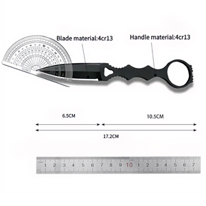 มีดดาบเหล็ก 4Cr13 สำหรับเอาตัวรอดกลางแจ้ง, มีดใบตายแบบฟูลแทงที่ดีที่สุดในโลก, มีดฉุกเฉินสำหรับปีนเขาและหั่นเนื้อ - Product Image 6
