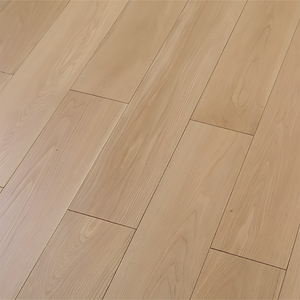 Piso de Madera de Roble Sintético con Acabado Liso en Color Rojo Marrón para Instalación en Vestíbulos de Hoteles y Habitaciones de Apartamentos - Product Image 1