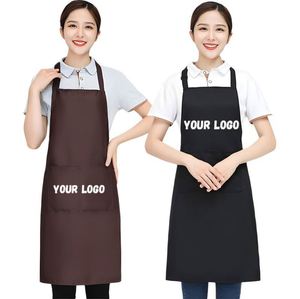 Promotion : Tablier bleu personnalisé avec logo imprimé, Tablier japonais rouge personnalisé avec impression de logo - Product Image 2