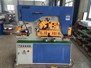Máquina de punzonado y cizalla combinada de tipo hidráulico, equipo de trabajador de metal de hierro y acero - Product Image 2