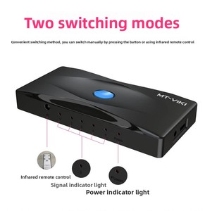 สวิตช์ <span class=keywords><strong>HDMI</strong></span> 4Kx2K/60Hz 18Gbps ความเร็วสูง พร้อมรีโมทคอนโทรลอินฟราเรด สาย <span class=keywords><strong>HDMI</strong></span> สวิตช์ 5 ทาง 5 in 1 มีสินค้าในสต็อก - Product Image 4