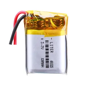 Populer 120Mah Baterai Polimer Lithium Isi Ulang 3.7V Baterai Li-ion 401525