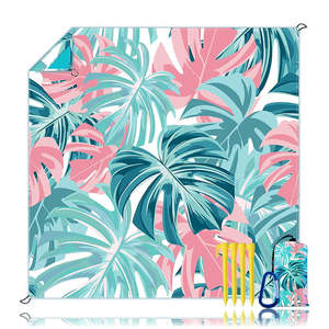 Ujoy Gift - Tapete <span class=keywords><strong>de</strong></span> Picnic Plegable Moderno y Personalizado, Resistente a la Humedad, <span class=keywords><strong>de</strong></span> Material Oxford Grueso, con Estampado para Todas las Estaciones, para Exteriores, Barbacoa y Camping - Product Image 1