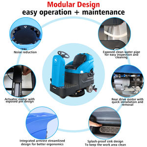 Nouvelle Mini Hippo PC50-1 Machine Commerciale Autopropulsée Électrique pour Nettoyage, Lustrage, Lavage et Séchage, avec Aspirateur - Product Image 2