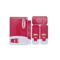 PVC en plastique d'impression de CMJN découpé 3 en 1 carte combinée de code barres 3 vers le haut étiquettes principales de carte-cadeau