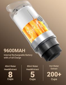 Macchina da Caffè Portatile a Capsule per Esterni, Piccola, Elettrica, con Funzione di Estrazione, Preparazione e Riscaldamento, Multifunzionale - Product Image 4