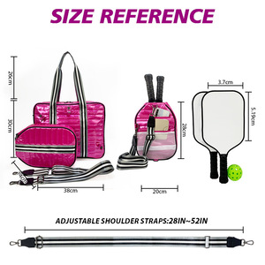 กระเป๋ากันน้ำสำหรับผู้หญิงกระเป๋าทรงสี่เหลี่ยมเก็บ<span class=keywords><strong>ล</strong></span>ูกเทนนิสแพ็คกันน้ำได้ - Product Image 2