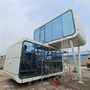 Modern Curved Sandwich Panel <b>Prefab</b> <b>House</b> For Hotel Easy Installation - Product Image 1