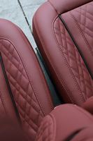 Housses de sièges de voiture sur mesure pour ensemble complet 5 places, cuir de qualité supérieure pour BMW Séries 7, 5, 3, 1, X5, X3, avant et arrière