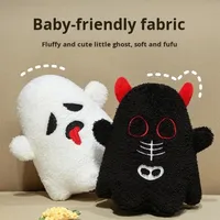 Nouvelle peluche en forme de citrouille fantôme Woodfield, oreiller, ailes d'ange et de démon, cadeau de Noël pour enfants, jouet en coton, fête