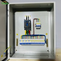 Armoire de distribution basse tension 80A avec disjoncteur, boîtier électrique avec protection contre les surcharges et les courts-circuits