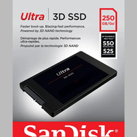 SSD-SATA interne San-Disk III 6 Gb/s 560 MB/s Ultra 3D NAND Nouveau stock de puces pour application pour ordinateur portable 250GB 500GB 1TB 2TB 4TB