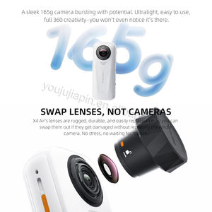 Insta360 X4 <span class=keywords><strong>Air</strong></span> <span class=keywords><strong>Action</strong></span> Caméra 2010mAh Batterie 8K30fps Vidéo 10M Étanche FlowState Stabilisation Insta 360 X4 Caméra en Stock - Product Image 2