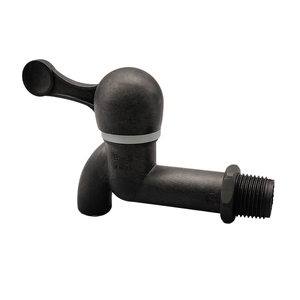 Lower Price Factory Direct Supply Basin Plastic Faucet Water Tap PP 1/2" Black Water Faucet - Product Image 6