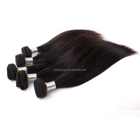 HW01 Vente en gros de tissages de cheveux humains, extensions de cheveux ondulés vierges, lisses et soyeux, 100g, 18 pouces, 10A, 1 pièce