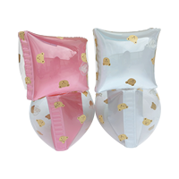 Pratique tactile Perception gonflable bras de natation cercle flotteur corps chaîne anneau de natation flotteurs d'eau jouets Opp sac tigre enfant 100 pièces
