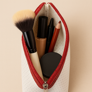 กระเป๋าเครื่องสำอางแบบมีซิปและกระเป๋าเงินใบเล็กสำหรับผู้หญิงและผู้ชาย ทำจากนีโอพรีน เป็นมิตรกับสิ่งแวดล้อม พกพาสะดวก ใส่ในกระเป๋าเป้ได้ - Product Image 4