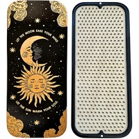 Planche de Sadhu en aluminium avec clous hexagonaux, en contreplaqué de bouleau, idéale pour débutants, pour acupuncture, massage des pieds, salle de yoga, usage intérieur, cadeau