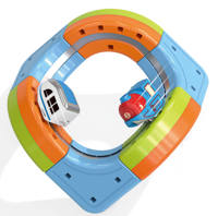 Cubo Magnético con Riel, Tren de Juguete de Plástico con Carga Electromagnética USB, Cultiva la Creatividad, Juguetes de Riel para Niños, Levitación Orbital