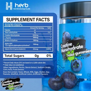 Gomitas para Desarrollo Muscular de Marca Privada, Nutrición Deportiva, Energía Post-Entrenamiento, Suplemento de Creatina Monohidrato, 60 Unidades para Adultos - Product Image 5