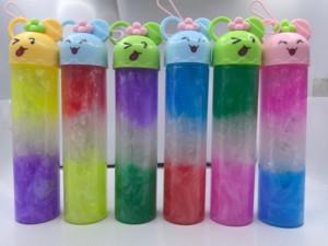 Dreifarbiger Galaxie-Kristallschlamm Kreatives Buntes Schleim-Spielzeug für Kinder Entspannungs-Spielzeug Ungiftiges Sensorisches Spielzeug für Kinder Dehnbar - Product Image 2