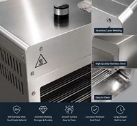 Nouveau design, barbecue salamandre portable de 16 pouces, écologique, pour dîner en famille en plein air