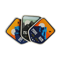 Patch tissé personnalisé haute densité avec support thermocollant pour vêtements, jeans, chapeaux, sacs – Vente en gros directe usine