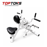 TOPTONS En gros Machine à ramer horizontale assise à charge libre certifiée CE, Équipement de fitness commercial pour l'entraînement du dos