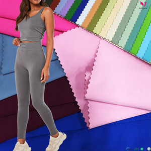 Sıcak satış spandex27 % polyester73 % nem esneklik pamuk iç çamaşırı yoga kıyafeti ve spor için spor kumaş hissediyorum - Product Image 1