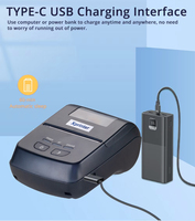 Printer Thermal Mini Portabel 58MM XP-P501A  Antarmuka Kompatibel dengan IOS Android dan USB Produk Stok