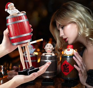 2025 nouveau gros nouveau créatif drôle richesse cochon père noë<span class=keywords><strong>l</strong></span> étrange <span class=keywords><strong>oncle</strong></span> Style en bois étui <span class=keywords><strong>de</strong></span> rangement <span class=keywords><strong>de</strong></span> cigarettes - Product Image 6