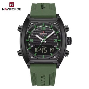 นาฬิกา NAVIFORCE 9242 ควอตซ์สำหรับผู้ชาย สายซิลิโคนคุณภาพสูง กันน้ำ แสดงวันที่ เหมาะสำหรับใช้ในธุรกิจ ขายดี - Product Image 6