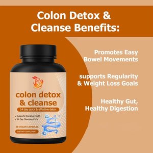 Precio Directo de Fábrica, Tabletas Veganas para la Desintoxicación del Colon en Adultos, Probióticos Intestinales, Salud Digestiva y de Belleza - Product Image 6