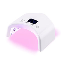 Lampe à LED professionnelle sans fil 24W Pro Cure pour ongles, sécheuse à gel portable rechargeable