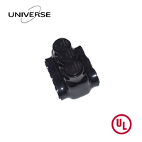   Connecteur de câblage mécanique sans outil 4AWG-500kcmil à 3 ports, 600V CU9AL, double classification, borne de câblage rapide isolée