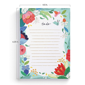 Bloc de notas con impresión personalizada, Bloc de notas con papel de papelería para oficina, planificador, notas adhesivas - Product Image 4