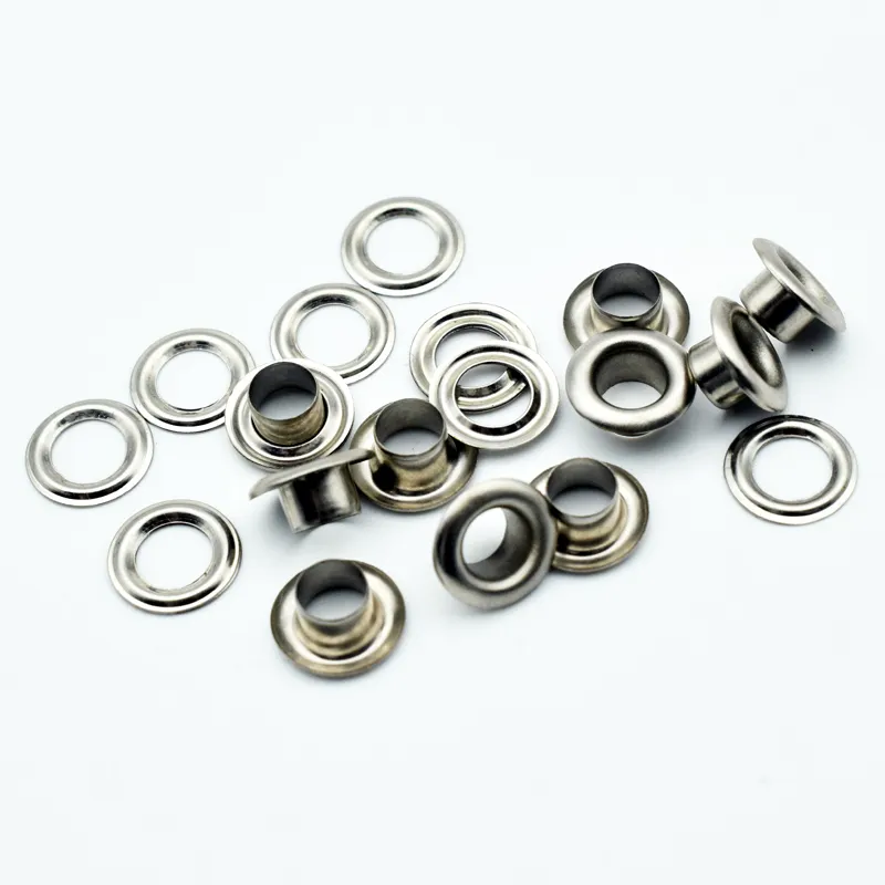 Lubang Tali Kecil Harga Bagus Lubang Tali 4Mm 5Mm 6Mm 8Mm Lubang Tali Logam Kustom Lubang Baja Tahan Karat Tembaga