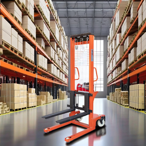 Hidrolik AWD Drive Forklift Manual dengan berdiri operasi alat berat garpu pengangkat dan peralatan dari Hebei China - Product Image 3