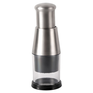 Stainless Steel Garlic Press Manual <b>Multi</b> <b>Functional</b> Kitchen <b>Vegetable</b> <b>Cutter</b> Garlic Chopper Durable Hand Wash Only - Product Image 4