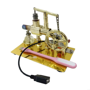 Air chaud monocylindre <span class=keywords><strong>Stirling</strong></span> <span class=keywords><strong>moteur</strong></span> générateur physique populaire Science Production Invention Collection jouet pour cadeau d'anniversaire - Product Image 4