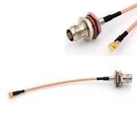 TNC hembra impermeable a MCX curva conector macho para la prueba de conducción de Internet de las cosas de la maquinaria agrícola